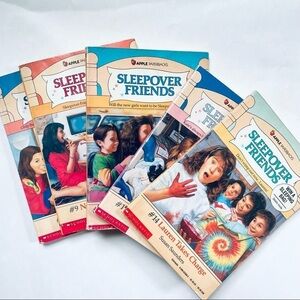 Vintage Sleepover Friends Susan Saunders Apple Paperbacks Softcover Books Lot